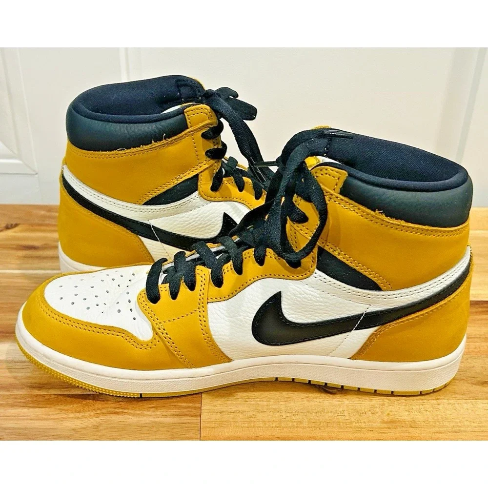 Nike Air Jordan 1 Retro High OG Yellow Ochre Men's Size 9.5 DZ5485-701